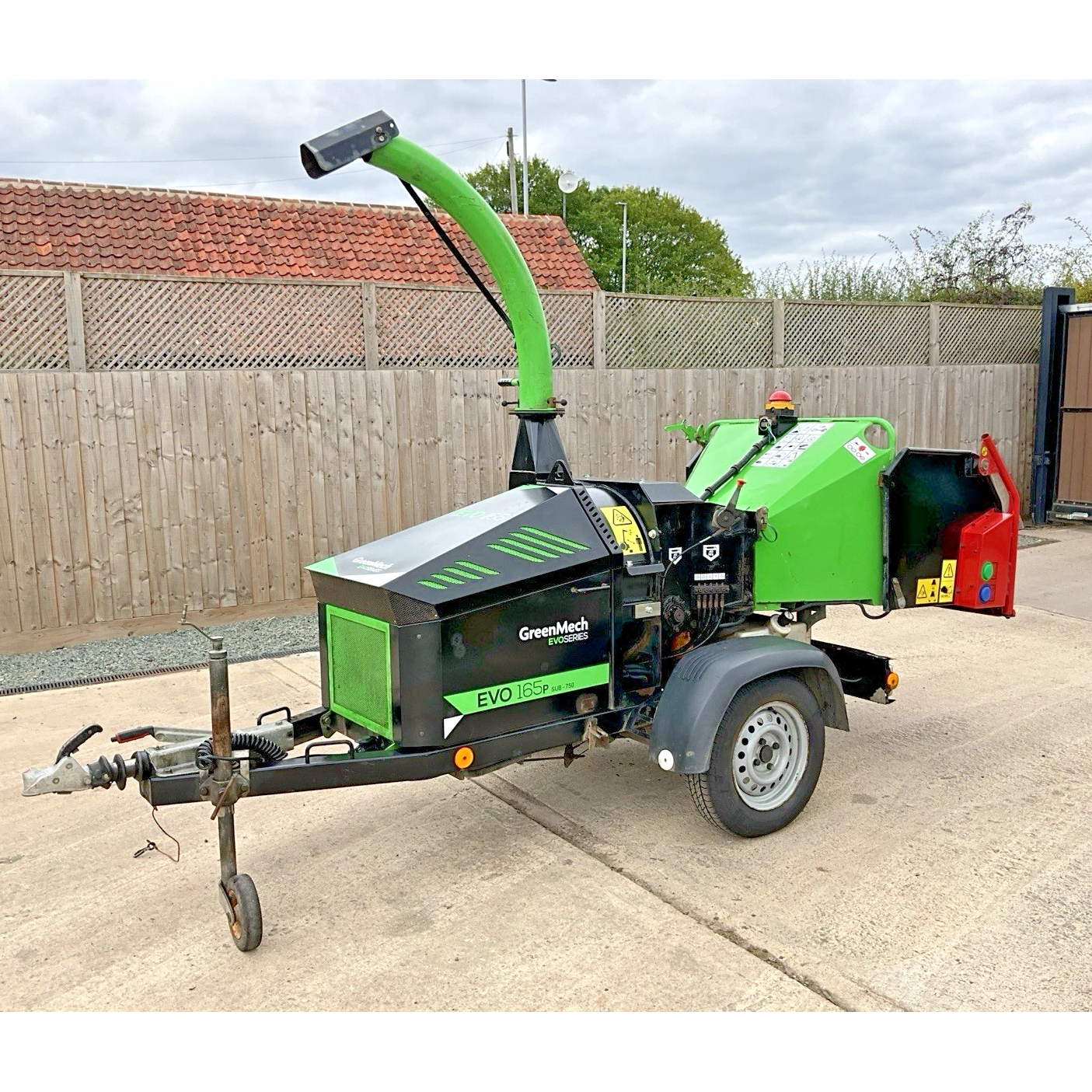 2021 GREENMECH EVO1065P FAST TOW PETROL WOODCHIPPER